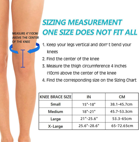 DOUFURT Knee Brace for Women & Men - Plus Size Knee Braces for Knee Pain Relief, Arthritis, Compression Support