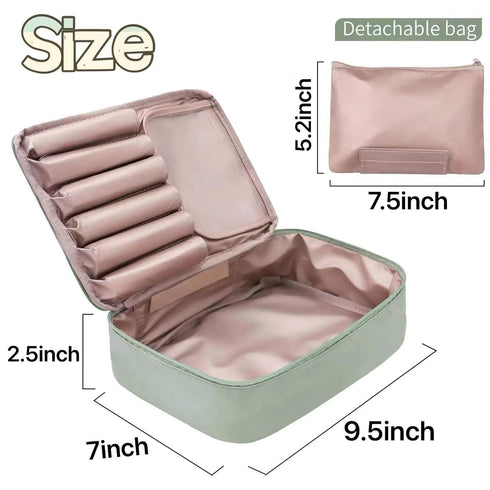 Travel Makeup Bag Cosmetic Bag Toiletry Bag for Women and Men (Green)