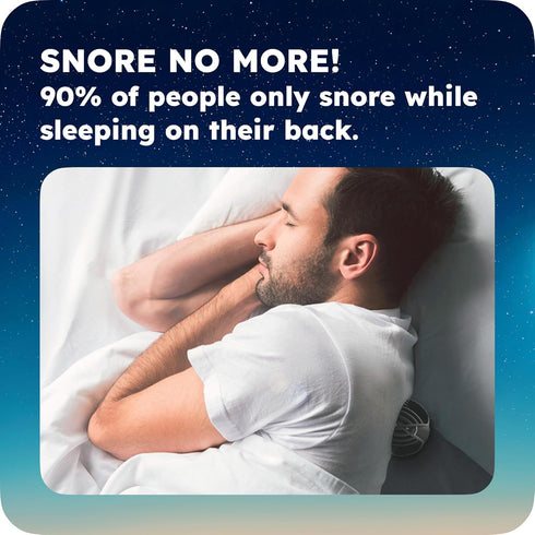 Whole Nights v2 Ball for Side Sleep Posture - Calma Clip by , Sleep Aid for Back Snorers, Anti Snoring Device, Attaches