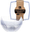 R-kay 6 Pack Square Plastic Serving Bowls, Clear Plastic 8 oz Bowls for Parties, Premium Clear Bowls