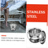 Stainless Steel Urine Bucket Male Urine Bottle Bed Pan Handheld Potty Car Urinals for Men Urinals for Women Portable