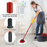 Mop Handle and Mop Base Replacements, 2 Microfiber Mop Head Refills for O Ceda EasyWring 1-Tank Spin Mop System