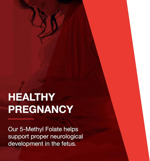 PROTOCOL FOR LIFE BALANCE 5-Methylfolate 1,000mcg, Superior Bioavailability, Folate Supplement for Brain Support, 90
