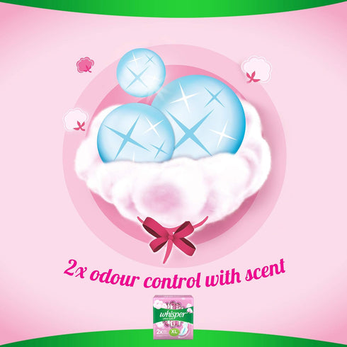 WHISPER 50 count (Pack 1) Ultra Soft XL Sanitary Pads