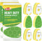 Dishwand Refills Scrub Dots Sponge Heads, Non-Scratch Replacement Head for Heavy Duty Dishwashing Pads