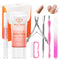 Modelones Cuticle Care Kit - Cuticle Remover Cream, Oil, Trimmer, Pusher & Nipper for DIY Nail Manicure