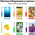 EKE Toilet Gel - Toilet Stain Removal Cleaning Air Freshener, 72 Flower Stamps, Pack of 6 Scents