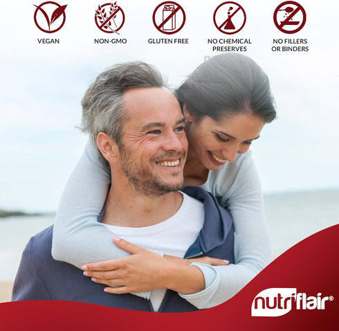 NutriFlair Premium Berberine HCL 1200mg - 120 Capsules with Pure True Ceylon Cinnamon for Immune System & Healthy