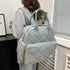 KMGDM Backpack 34x34x17cm Mom Bag Multi Compartment Diaper Bag for Women Splashproof Travel Bag Lightweight Shoulder