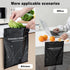 Disposable Trash Bags for Cars, 100 Pcs Vomit Bags, Portable Drawstring, Self Adhesive Cleaning Bags