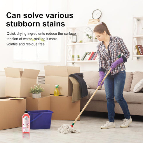 Floor Cleaner & All-Purpose Cleaner, Plant-Based Biodegradable Formula for Kitchen, Bathroom, Sakura Scent, 33.8 Fl. Oz