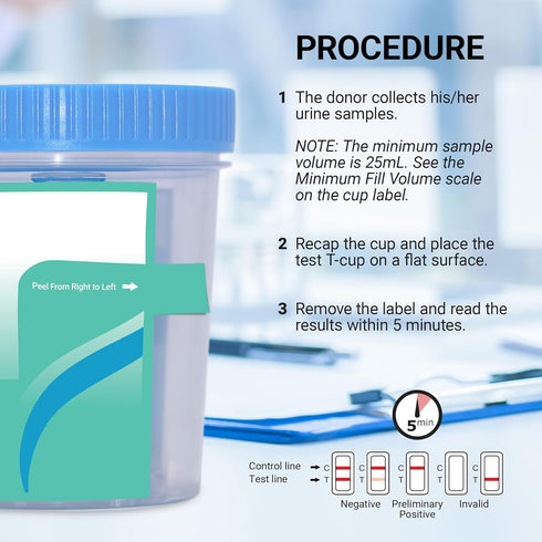 2 Pack 12-Panel Instant at Home Urine Test Kits, Multi-Panel Urine Screening Testing Kit
