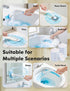 Kucbraly 50 Count Toilet Wand Refills for Clorox, Compatible with Most Disposable Toilet Brush for Bathroom Cleaning