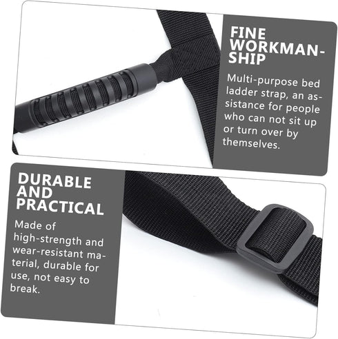 HAKIDZEL Bed Ladder Assist Strap for Elderly Disabled Durable Pull Up Helper for Mobility Patients Adaptive Equipment