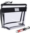 Rough Enough Clear Toiletry Bag, Makeup Organizer Cosmetic Pouch with Zipper Handle for Travel Essentials