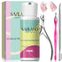 SAVILAND Professional Cuticle Remover Kit - 2.03 OZ Liquid Cream with Trimmer, Nipper, Pusher
