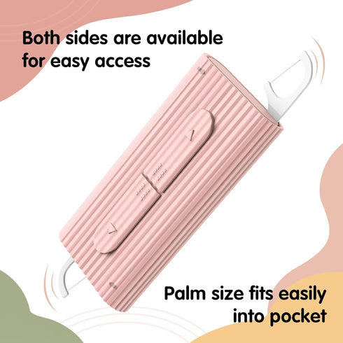 RAZOKO Dental Floss Portable Case, Storage for 10 Picks Floss, Perfect for Travel, Dating, and Hotels (2PCS)