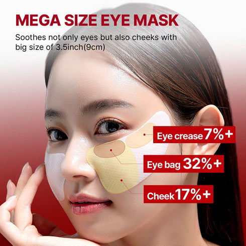 Mega Under Eye Masks (4 Pairs) | Wrinkle-Fit Tangle Eye Patch | Korean Eye Mask for Puffiness, Dark Circles,