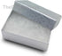 TheDisplayGuys 25-Pack Cotton Filled Cardboard Jewelry Boxes, Silver Foil Gift Case (2.6" x 1.6" x 1.0")
