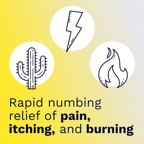 Preparation H Rapid Relief Hemorrhoid Cream with Lidocaine - Numbing Relief for Pain, Swelling, Itching - 1 Oz
