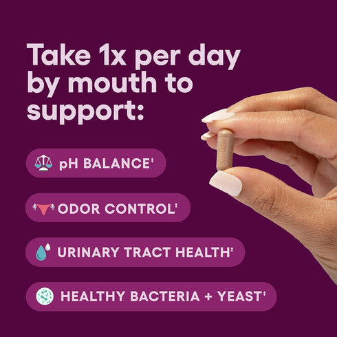Physician's CHOICE Vaginal Probiotics for Women - Unique with Licorice Root - PH Balance, Odor Control, Yeast, Vaginal Microbiome & Feminine Health - 6B CFU - Organic Prebiotic, Cranberry - 30 CT
