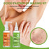 After Waxing Skin Care Kit, Almond Oil & Aloe Vera Gel for Post Wax Cooling, 2 Bottles Hair Removal Waxing Kit