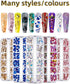 Multi Shapes 3D Glass AB Nail Art Rhinestones, 1085 Pieces Crystal Clear Flatback Rhinestones with Organizer