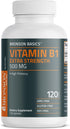 Bronson Vitamin B1 Extra Strength - 500 MG High Potency, Non-GMO, 120 Capsules