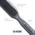 Kent AH11G Airhedz Pro Narrow Pin Hair Brush - Fine Pin Detangler - Non-Scratch
