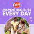 OFF! Clean Feel Insect Repellent Aerosol, 20% Picaridin Bug Spray with Long Lasting Protection from Mosquitoes