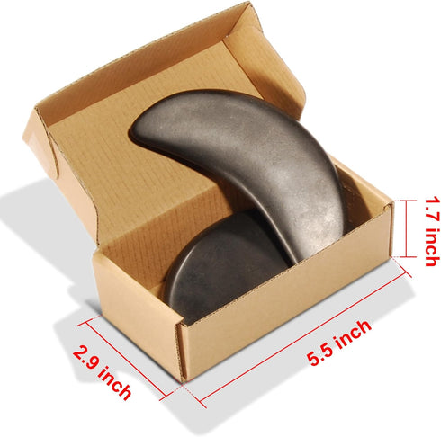 Set, 1 Piece/Count- Master Massage Basalt Massage Hot Stone, Natural Crescent Hot Stone for Massage Spa Beauty - Reduce