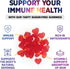 Zero Sugar Vitamin C Gummies - Immune Support & Antioxidant Dietary Supplement, Raspberry Flavor, 60 Count