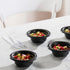 PLASTICPRO 100 PCS Black Plastic Bowls, Lightweight 5 oz Disposable Soup Bowls for Party and Wedding Use