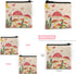 SUITOSELFY Mushroom Print Period Bag Travel Sanitary Napkin Storage Bag Small Portable Menstrual Cup Nursing Pad