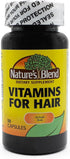 Nature's Blend Vitamins for Hair Capsules, 50 Ct