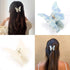 NAISIER Hair Claw Butterfly Tortoise Shell Jaw Clips 2.3 inch, 6 Pack Beautiful Hair Accessories for Girls and Women