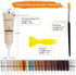 Furniture Repair Kit - 50 Piece Wood Floor Repair Set with 24 Colors Touch Up Kit, Scraper and Brushes