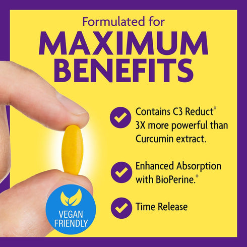 InnovixLabs Turmeric Curcumin with Black Pepper Extract - High Absorption, Time Release Supplement, 100 ct