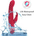 Wecye 8 Red Rabbit Vibrator Silicone Thrusting Dildo Vibrators Adult Sex Toys Handheld Electric Rechargeable