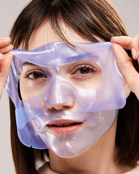 Patchology Hydrogel Face Mask with Retinol and Peptides, Gel Face Mask for Women and Men to Hydrate Skin