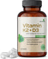 Futurebiotics Vitamin K2 (MK7) with D3 Supplement, 120 Vegetarian Capsules, 5000 IU Vitamin D3 & 90 mcg Vitamin K2 MK-7