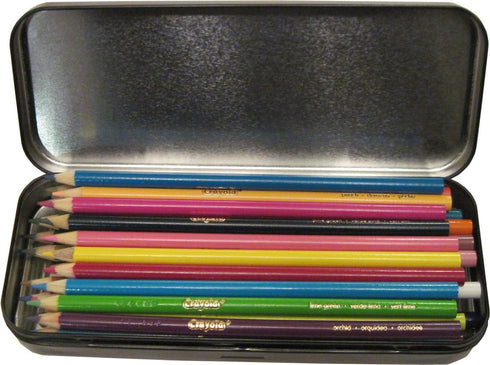StuffIncase Single Mini Pencil Box, White for Pencil, Makeup, Jewelry, Gift, Candy, or Birthday Favor