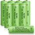 Rechargeable AA NIMH Battery, 1.2V 1500mAh High Capacity, 8 Pack Pre-Charged for Solar Light Replacement