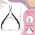 Professional Manicure Tools Cuticle Cutter & Pusher Trimmer – Perfect Nail Care Tool for Home/Spa