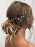 JAKAWIN Bride Rhinestone Wedding Hair Vine Crystal Headpiece Hair Accessories for Women Girls