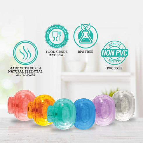 GuruNanda Brush Pods (4 Pack) - Toothbrush Head Cover for Manual & Electric Brushes, Clip-On Protector