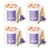AOOVOO Lavender Candles Set for Women - 4 Pack Candles for Home