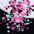 Holographic Nail Art Glitter Sequins, 3D Pink Black Flakes Designs, Love Heart Butterfly Star Floral Supplies for Women