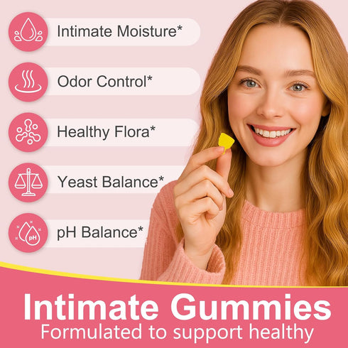 Gummies Gummies Balance,Immune Premium Vaginal Probiotics Feminine - Vaginal Health Supplements Feminine for Women PH
