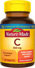 Nature Made Vitamin C 500 mg Dietary Supplement, 100 Tablets - Immune Support, 100 Day Supply